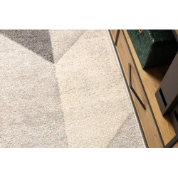 Dywan FUSION 9777 krem / beż - Geometryczny, nowoczesny, abstrakcyjny 160x220cm
