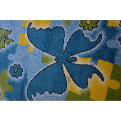 Dywan KIDS Butterfly niebieski C429 120x170cm Dywan KIDS Butterfly niebieski C429 120x170cm