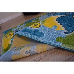 Dywan KIDS Butterfly niebieski C429 120x170cm Dywan KIDS Butterfly niebieski C429 120x170cm