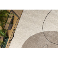 Dywan FUSION 8299 krem / beż - Geometryczny, nowoczesny, abstrakcyjny 200x290cm