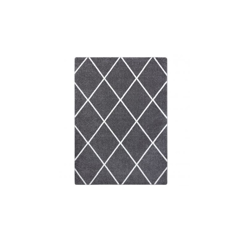Dywan SKETCH - F728 szaro/kremowy trellis - Romby 80x150cm Dywan SKETCH - F728 szaro/kremowy trellis - Romby 80x150cm