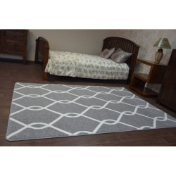 Dywan SKETCH - F934 szaro/kremowy trellis 200x290cm