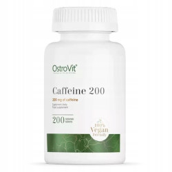 OSTROVIT CAFFEINE KOFEINA 200mg POBUDZENIE ENERGIA SKUPIENIE