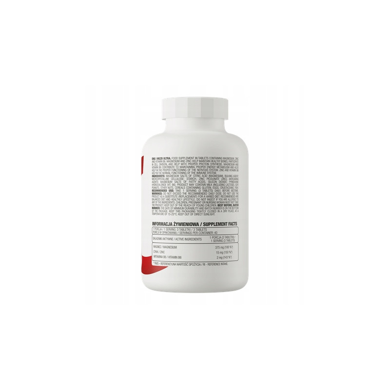 OstroVit MgZB ULTRA 120 tabs MAGNEZ WITAMINA B CYNK MAGNEZ Regeneracja ZMA OstroVit MgZB ULTRA 120 tabs MAGNEZ WITAMINA B CYNK MAGNEZ Regeneracja ZMA
