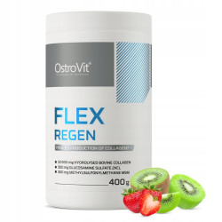 Produkt wieloskładnikowy OstroVit 400 g truskawka-kiwi FLEX stawy kości