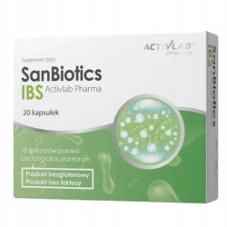ACTIVLAB SANBIOTICS IBS 20 KAPS ZESPÓŁ JELITA DRAŻLIWEGO lactobacillus