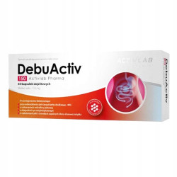ACTIVLAB DEBUACTIV FORTE 150 MAŚLAN SODU TRAWIENIE UKŁAD POKARMOWY IBS SIBO