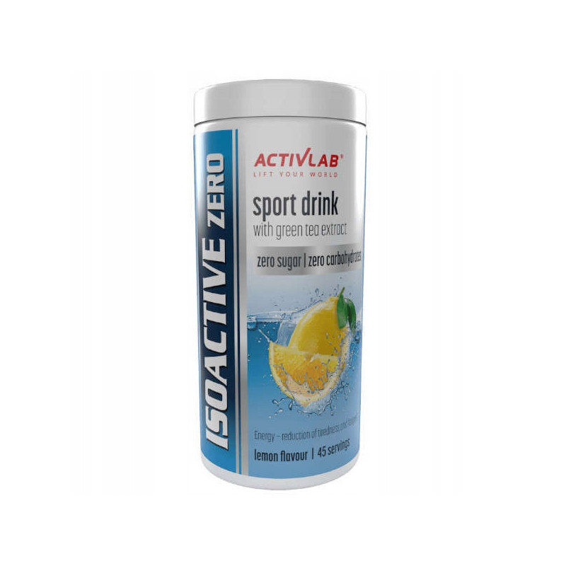 Activlab ISOACTIVE ZERO Elektrolity BEZ CUKRU CYTRYNA ENERGIA IZOTONIK