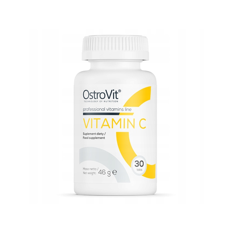 OstroVit Witamina C 1000 mg Kwas L-Askorbinowy ODPORNOŚĆ 30 tabletek