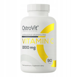 OstroVit Witamina C 1000 mg Kwas L-Askorbinowy ODPORNOŚĆ 90 tabletek