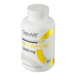 OstroVit Witamina C 1000 mg Kwas L-Askorbinowy ODPORNOŚĆ 90 tabletek
