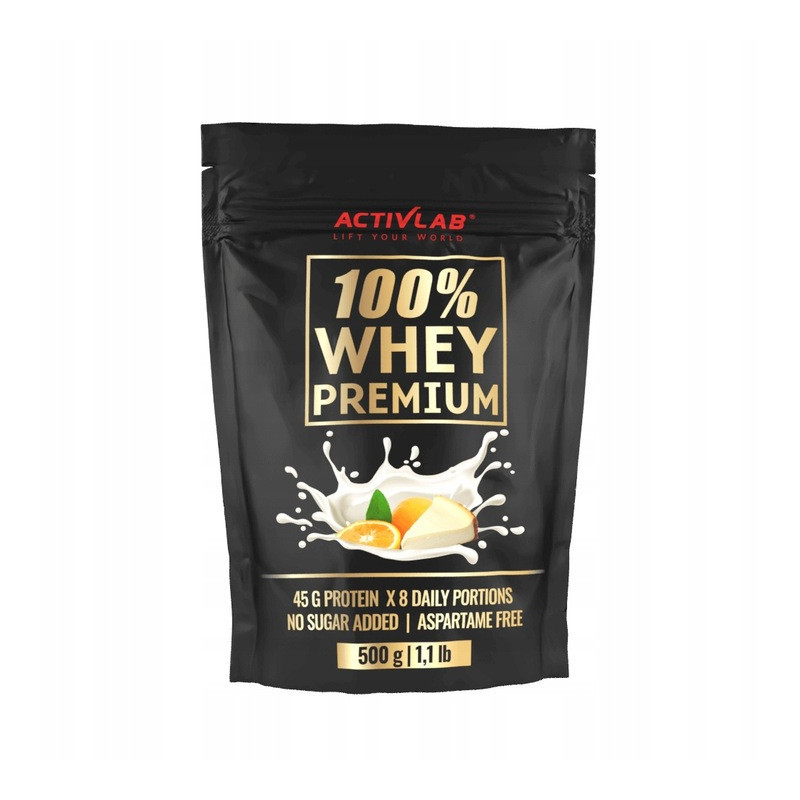 Activlab 100% Whey Premium Białko WPC Bcaa Protein MASA sernik z pomarańczą