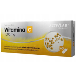 Witamina C 1000mg 60 kapsułek Activlab KWAS L-ASKORBINOWY Vitamin C