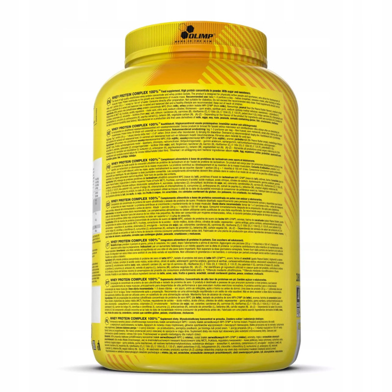 OLIMP WHEY PROTEIN COMPLEX 1800g BIAŁKO WPC WPI WPH IZOLAT szarlotka
