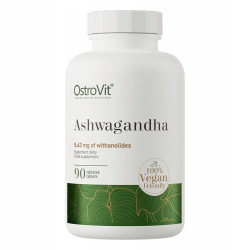OstroVit Ashwagandha 90 tabletek UKŁAD NERWOWY ZMĘCZENIE WYCZERPANIE