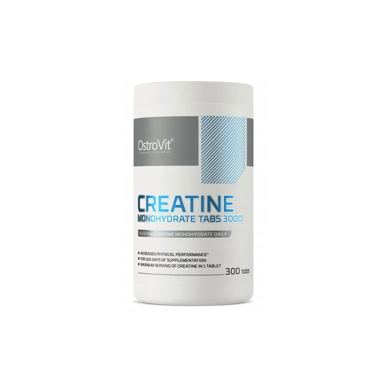 OstroVit Creatine Monohydrate 3000mg MONOHYDRAT KREATYNY MONO MASA 300 tab