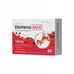 ACTIVLAB Pharma DioVena MAX 30 tabletek Diosmina Hesperydyna Krążenie żylne