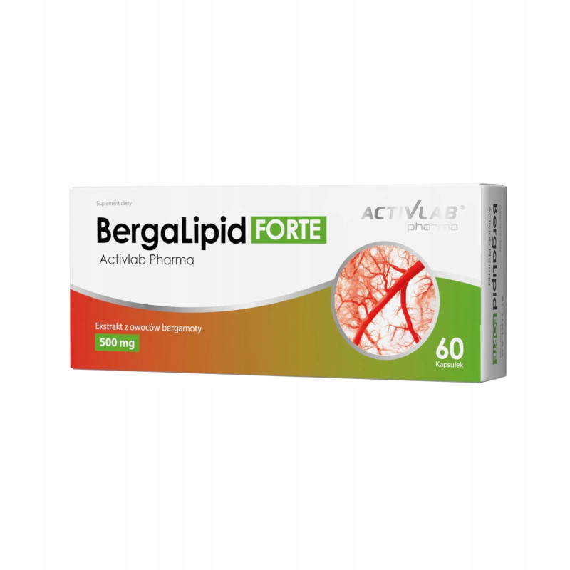 Activlab Pharma BergaLipid FORTE Na Zdrowe Serce Bergamota Polifenole 500mg