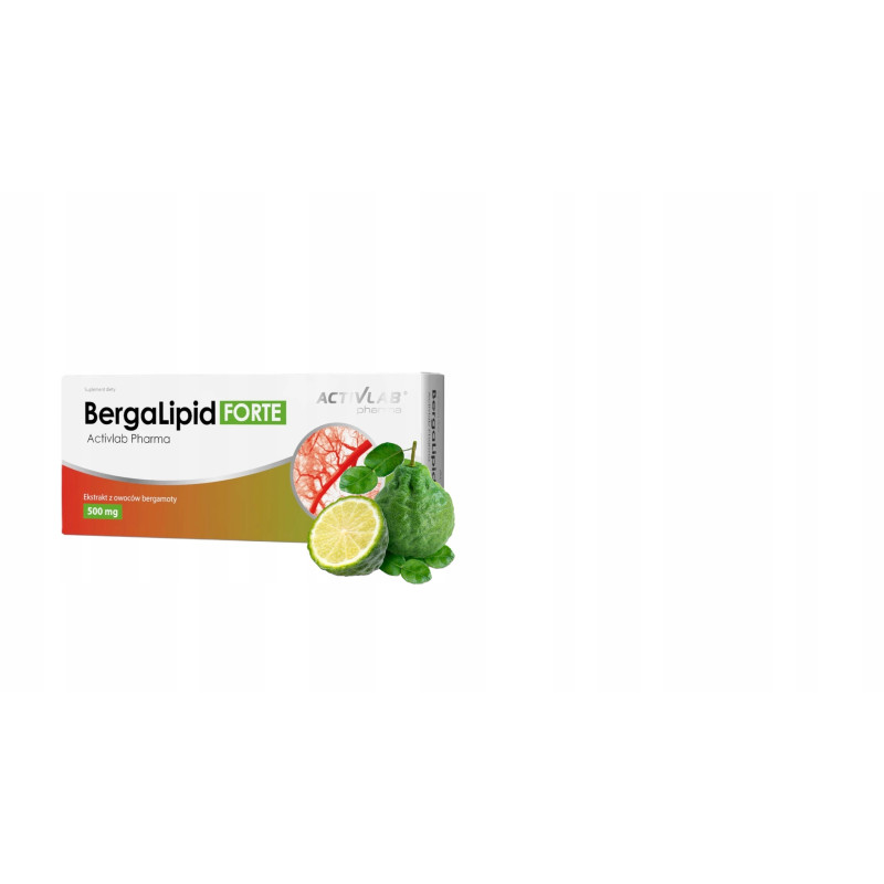 Activlab Pharma BergaLipid FORTE Na Zdrowe Serce Bergamota Polifenole 500mg