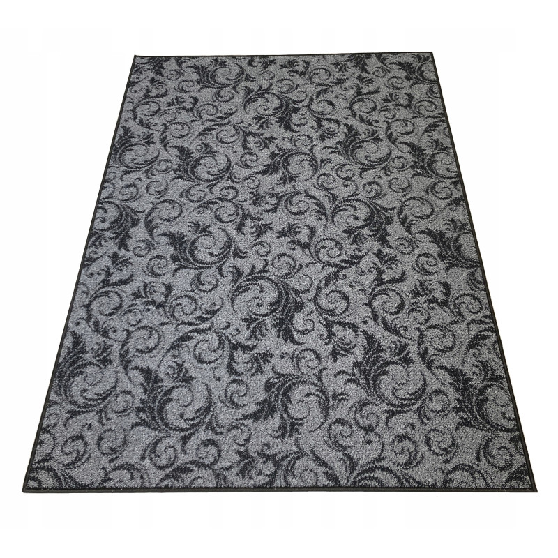Dywan Pętelka 200x300 Barok Kwiaty Styl Retro Beż Brąz Szary Grafit Dywan Pętelka 200x300 Barok Kwiaty Styl Retro Beż Brąz Szary Grafit