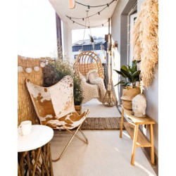Dywan SZNURKOWY SIZAL FLAT 48663/060 krem GŁADKI 120x170cm