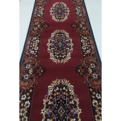 CHODNIK OKAZJA !!!! dywanowy BCF MEDALION bordo MOCNY 100cm