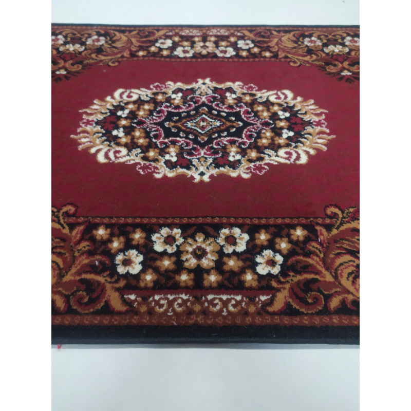 CHODNIK OKAZJA !!!! dywanowy BCF MEDALION bordo MOCNY 100cm