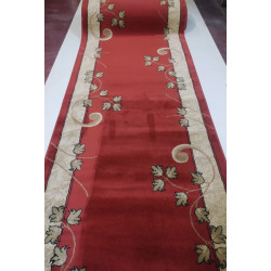 CHODNIK OKAZJA !!! Dywanowy heat-set DIAMOND terra/rudy Miękki szer. 90cm