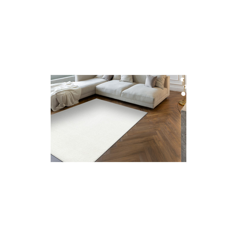 Dywan ETON PLUS krem jednolity, jednokolorowy, gładki 300x400cm
