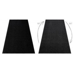 Dywan ETON PLUS antracyt jednolity, jednokolorowy, gładki 150x200cm