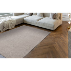 Dywan ETON PLUS beż jednolity, jednokolorowy, gładki 300x400cm
