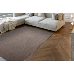 Dywan ETON PLUS mocca brązowy jednolity, jednokolorowy, gładki 200x300cm