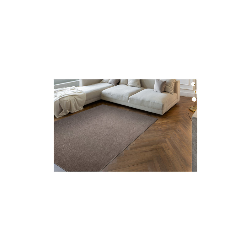 Dywan ETON PLUS mocca brązowy jednolity, jednokolorowy, gładki 200x300cm