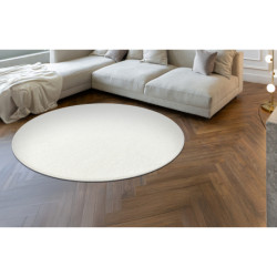 Dywan ETON PLUS koło krem jednolity, jednokolorowy, gładki koło 200cm Dywan ETON PLUS koło krem jednolity, jednokolorowy, gładki koło 200cm