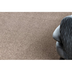 Dywan ETON PLUS koło mocca brązowy jednolity, jednokolorowy, gładki koło 200cm