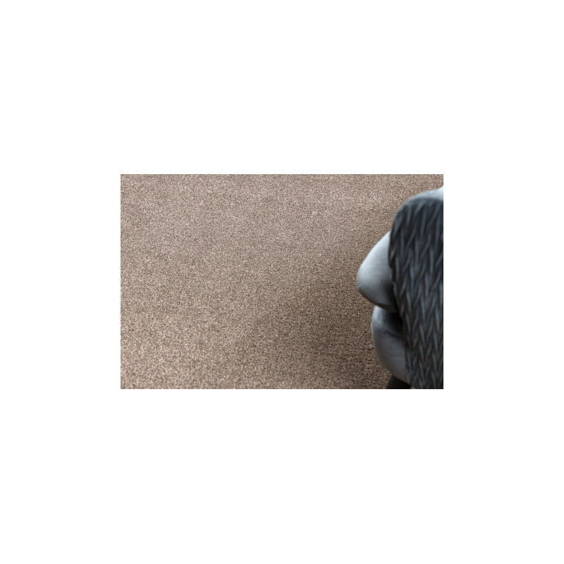 Dywan ETON PLUS koło mocca brązowy jednolity, jednokolorowy, gładki koło 200cm