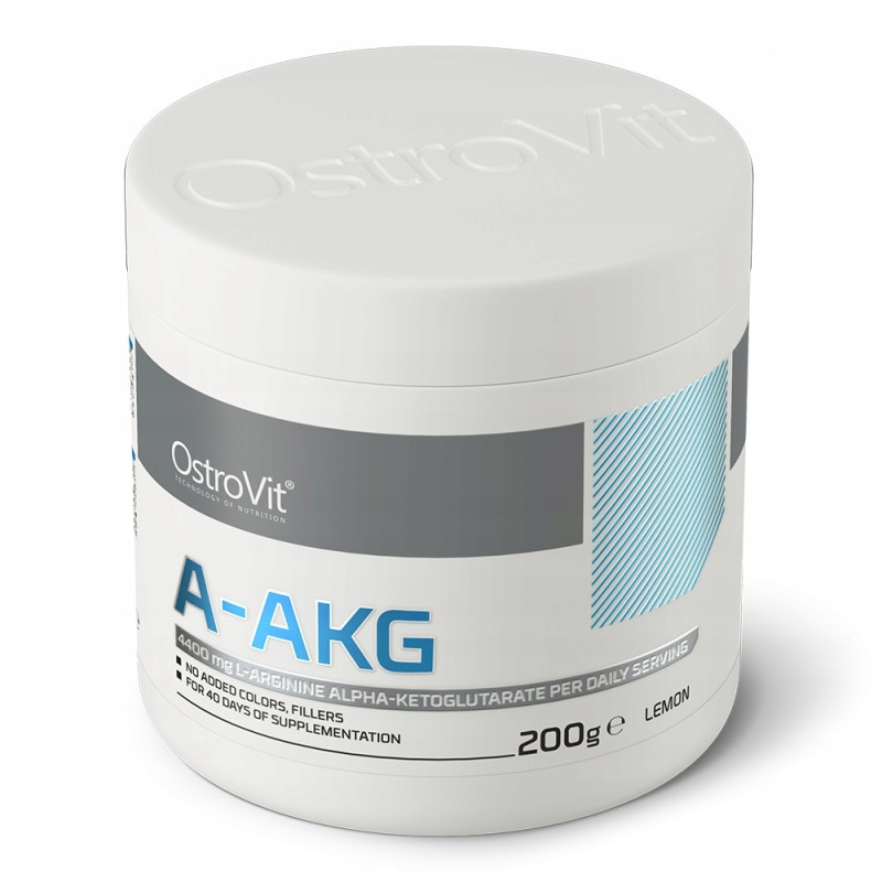 OstroVit A-AKG 200 g L-ARGININA AAKG POMPA EREKCJA SIŁA CYTRYNA OstroVit A-AKG 200 g L-ARGININA AAKG POMPA EREKCJA SIŁA CYTRYNA