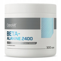 OstroVit BETA-ALANINA 2400 mg 300 kapsułek WYDOLNOŚĆ WYTRZYMAŁOŚĆ