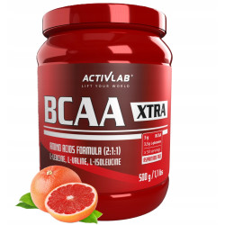 AMINOKWASY BCAA regeneracja Activlab X-tra 500g GREJPFRUT