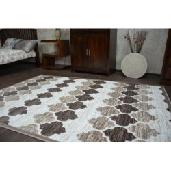 Dywan AKRYL YAZZ 3766 D.Beige/Brown Koniczyna Marokańska Trellis 133x190cm Dywan AKRYL YAZZ 3766 D.Beige/Brown Koniczyna Marokańska Trellis 133x190cm