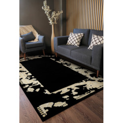 Dywan ALLURE 1965 Ramka - Strukturalny, stylowy, glamour czarny / złoty 180x270cm Dywan ALLURE 1965 Ramka - Strukturalny, stylowy, glamour czarny / złoty 180x270cm