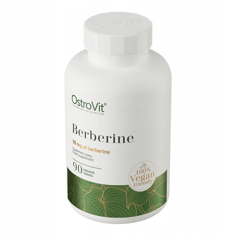 OstroVit Berberine 90 tabs BERBERYNA ODCHUDZANIE JELITA Ekstrakt 500 mg OstroVit Berberine 90 tabs BERBERYNA ODCHUDZANIE JELITA Ekstrakt 500 mg