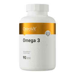 OstroVit Omega 3 KWASY TŁUSZCZOWE EPA DHA Olej Rybi 1000 mg 90kap
