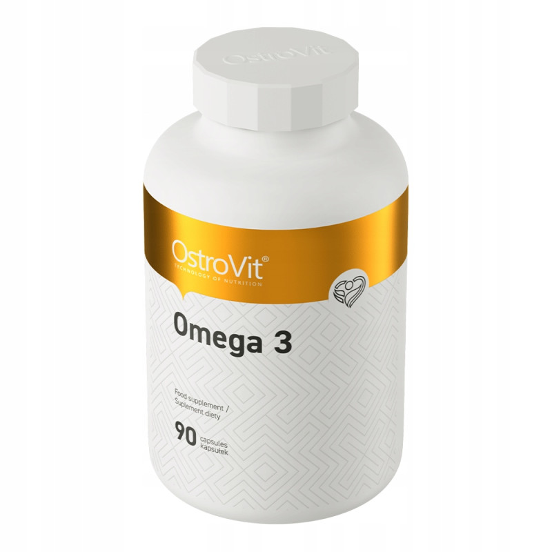 OstroVit Omega 3 KWASY TŁUSZCZOWE EPA DHA Olej Rybi 1000 mg 90kap
