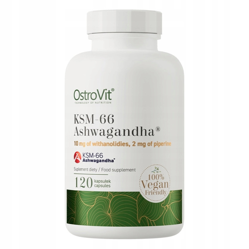 OstroVit Ashwagandha 120 caps VEGE UKŁAD NERWOWY ZMĘCZENIE WYCZERPANIE OstroVit Ashwagandha 120 caps VEGE UKŁAD NERWOWY ZMĘCZENIE WYCZERPANIE