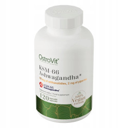 OstroVit Ashwagandha 120 caps VEGE UKŁAD NERWOWY ZMĘCZENIE WYCZERPANIE OstroVit Ashwagandha 120 caps VEGE UKŁAD NERWOWY ZMĘCZENIE WYCZERPANIE