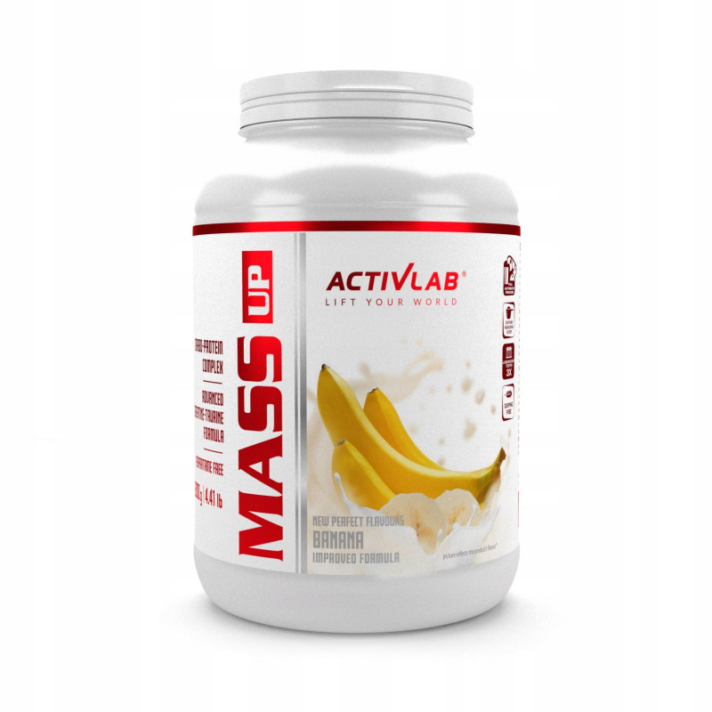 ACTIVLAB MASS UP 2000g Gainer na masę białko węglowodany KREATYNA Banan