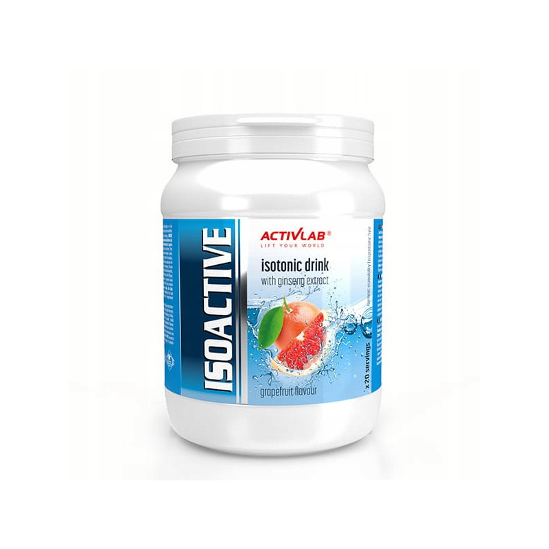 ACTIVLAB ISOACTIVE 630g Elektrolity ENERGIA IZOTONIK GREJPFRUT SŁÓJ ACTIVLAB ISOACTIVE 630g Elektrolity ENERGIA IZOTONIK GREJPFRUT SŁÓJ