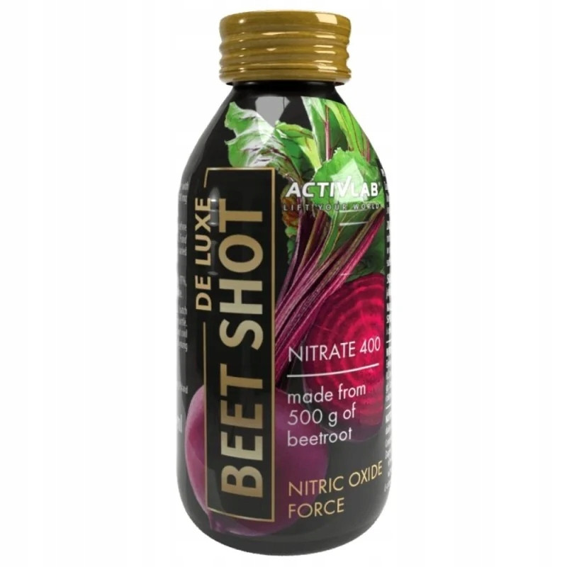 Activlab De Luxe Shot Przed treningowy z Buraka Azotany Wydolność Natural Activlab De Luxe Shot Przed treningowy z Buraka Azotany Wydolność Natural
