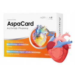 Activlab Pharma AspaCard 60 tabletek ciśnienie krwi układ nerwowy na serce